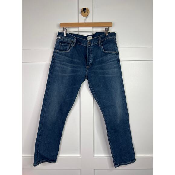 NEW Citizens of Humanity Emerson Mid Rise Relaxed 27" Jeans Women's Size: 32 - Picture 2 of 8